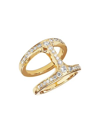 Shop Hoorsenbuhs Women's Dame Phantom 18k Yellow Gold & Diamond Ring