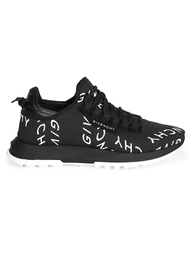 Shop Givenchy Spectre Logo Sneakers In Black White