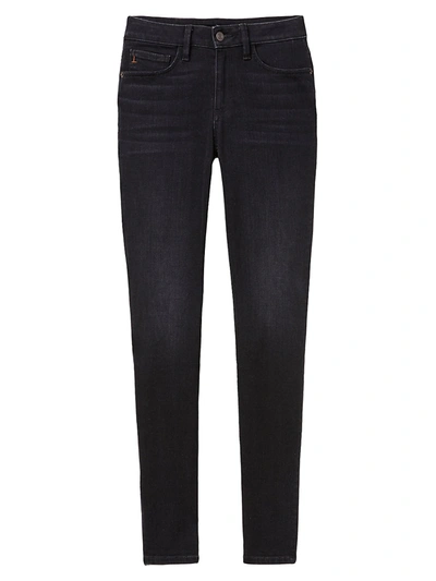 Shop Lafayette 148 Women's Mercer Skinny Jeans In Washed Onyx