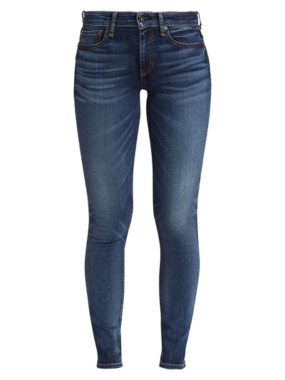 Shop Rag & Bone Women's Cate Mid-rise Skinny Jeans In Valley Lin