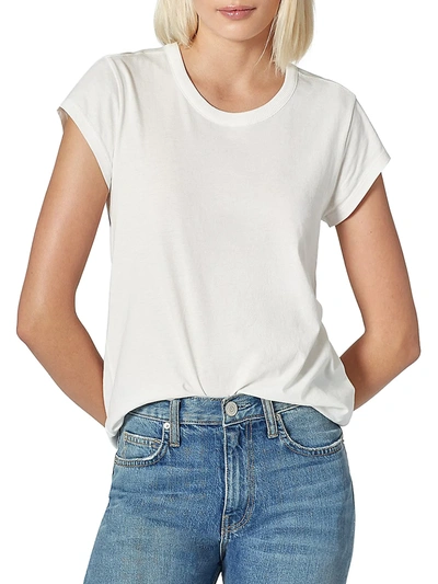 Shop Joie Women's Delzia Pima Cotton T-shirt In Porcelain