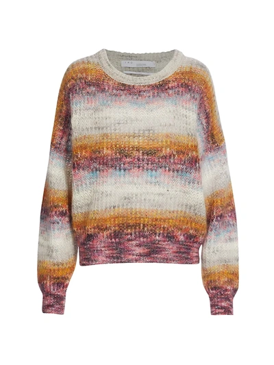 Shop Iro Maroja Dip-dye Mohair Sweater In Neutral