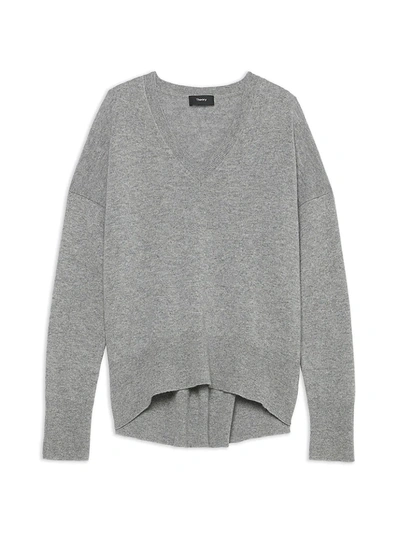 Shop Theory Women's Karenia V-neck Cashmere Sweater In Husky
