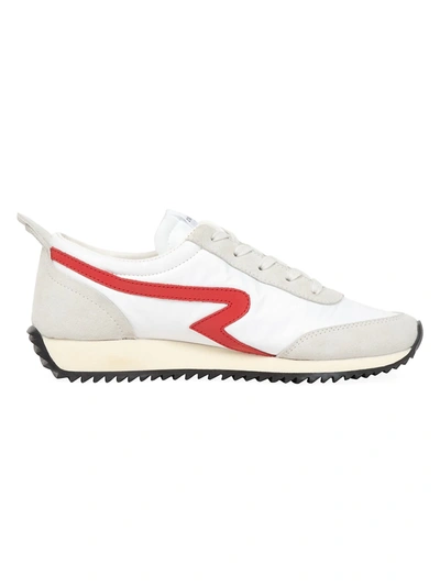 Shop Rag & Bone Retro Colorblock Sneakers In Off White