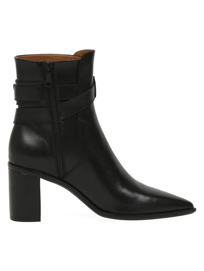 Shop Rag & Bone Women's Brynn Buckle Leather Boots In Black