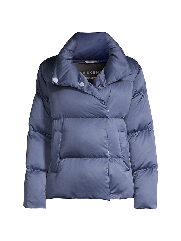 women's short puffer coat