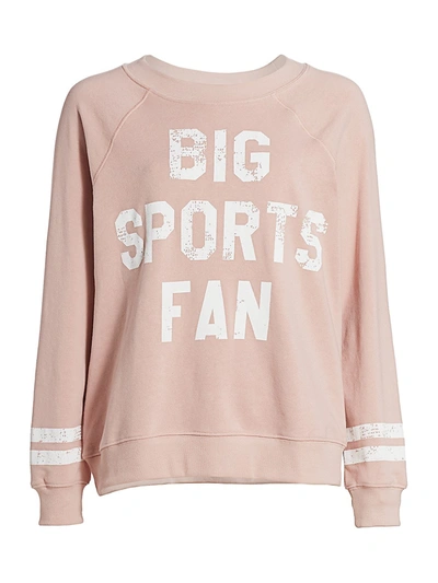 Shop Wildfox Women's Big Sports Fan Sweatshirt In Cobra