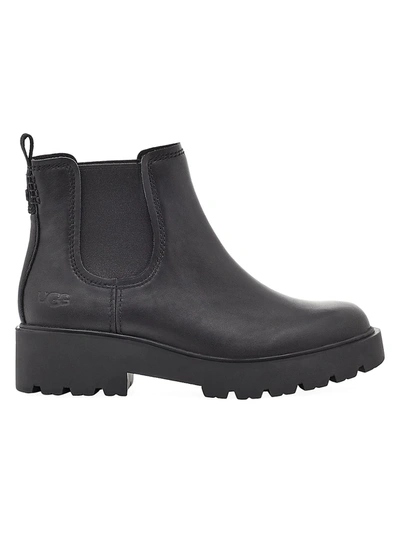 Shop Ugg Markstrum Leather Chelsea Boots In Black