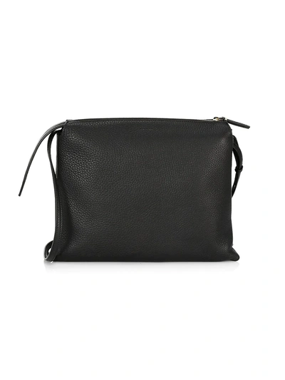 Shop The Row Women's Twin Leather Crossbody Bag In Black