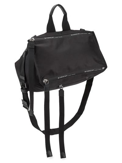 Shop Givenchy Men's Pandora Messenger Bag In Black