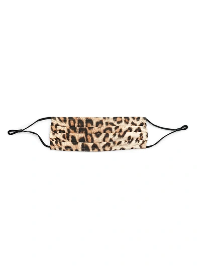 Shop Generation Love Leopard Print Silk Face Mask