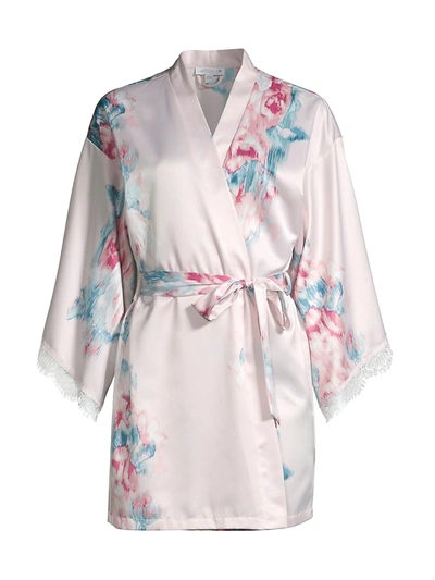 Shop In Bloom Rita Lovely Robe In Mauvy Pink