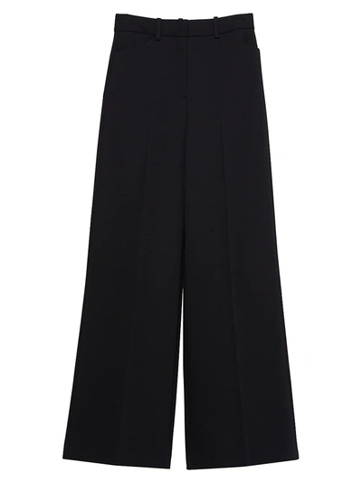 Shop Theory Women's Terena Wide-leg Trousers In Black