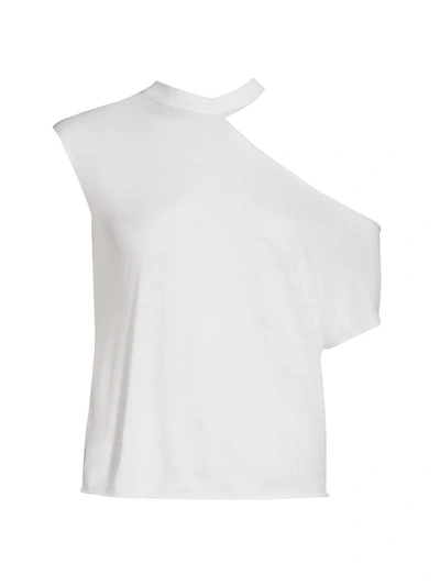 Shop Rta Women's Axel Cutout Cotton & Cashmere T-shirt In Angel