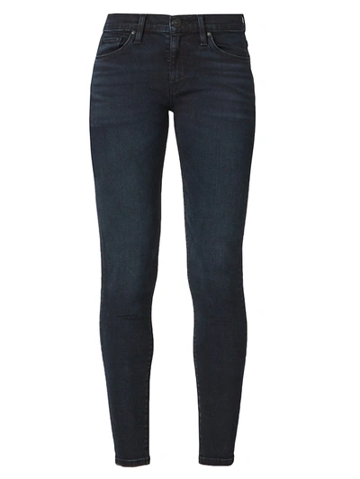 Shop Hudson Women's Nico Mid-rise Super Skinny Jeans In Inked Pitch