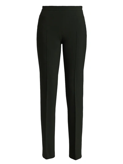 Shop Akris Punto Francoise Straight Trousers In Bamboo