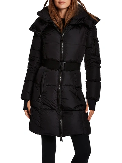 Shop Sam Matte Noho Puffer Down Jacket In Black