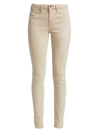 Shop L Agence Women's Marguerite High-rise Skinny Jeans In Biscuit