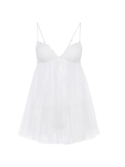 Shop La Perla Women's Miss Sunshine Chemise & Thong In White