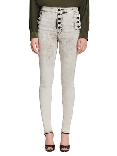 Shop J Brand Natasha High-rise Skinny Jeans In Fragment
