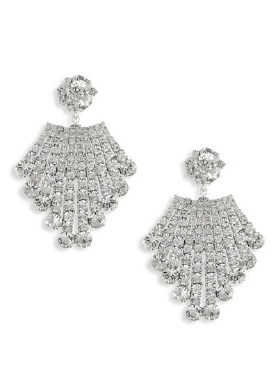 Shop Dannijo Women's Bianca Swarovski Crystal Cluster Drop Earrings