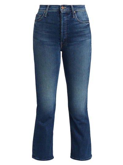 Shop Mother The Tripper High-rise Crop Bootcut Jeans In The Streets Are Talking