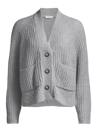 Shop A.l.c Cleveland Cardigan In Grey