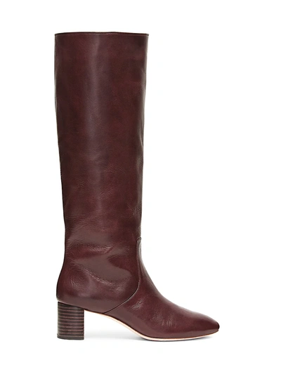 Shop Loeffler Randall Women's Gia Tall Leather Boots In Espresso