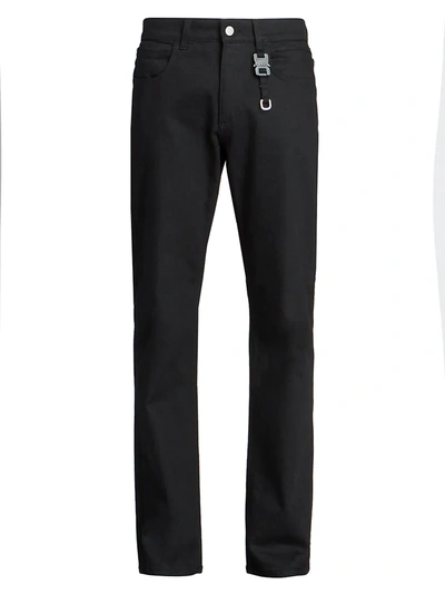 Shop Alyx Buckle Track Pants In Black