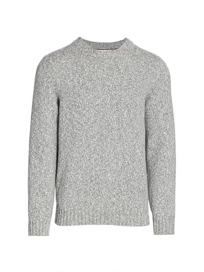 Shop Brunello Cucinelli Speckled Crewneck Sweater In Grey