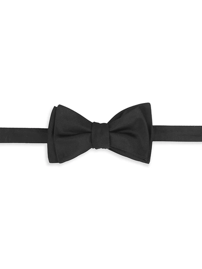 Shop Hugo Boss Formal Silk Bow Tie In Black