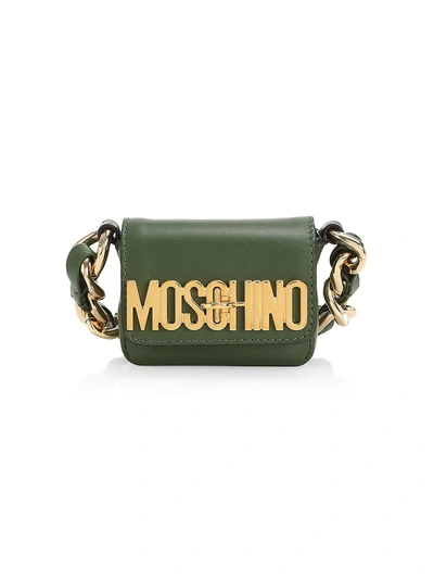 Moschino green bag outlet