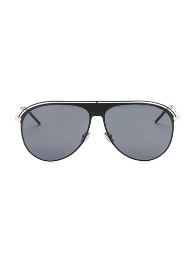 Shop Dior Men's 59mm Aviator Sunglasses In Grey Blue
