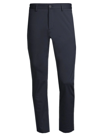 Shop Hugo David Slim-fit Trousers In Navy