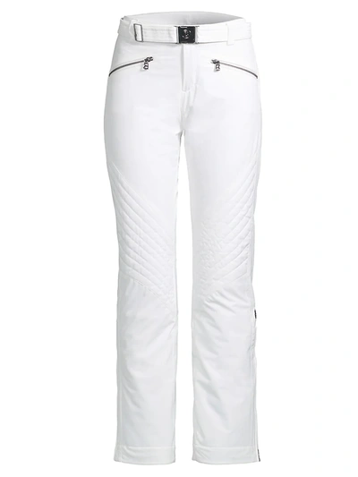 Shop Bogner Fraenzi Padded Ski Pants In Off White