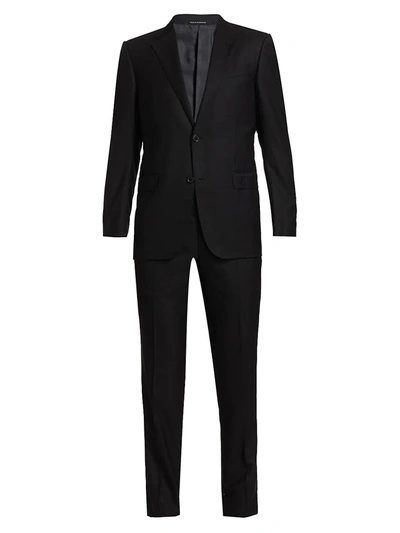 Shop Ermenegildo Zegna Tonal Wool Suit In Grey
