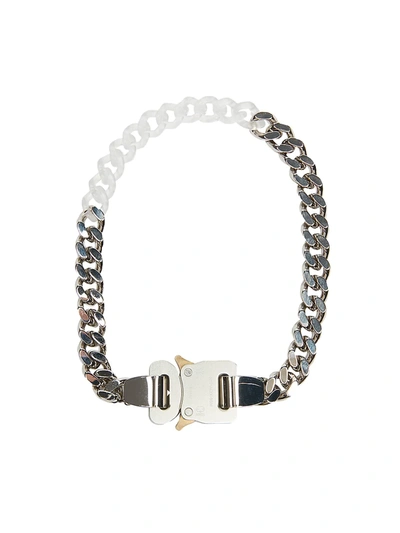 Shop Alyx Metal & Nylon Chain Necklace In Silver
