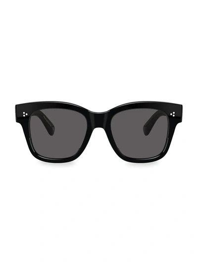 Shop Oliver Peoples Women's Melery 54mm Square Sunglasses In Black