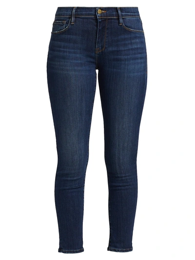 Shop Frame Women's Le Garcon Mid-rise Straight Jeans In Dublin