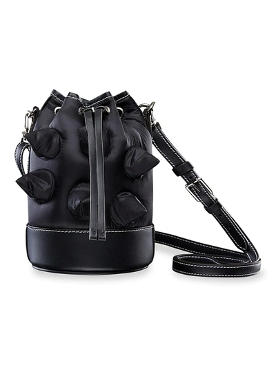 Shop Moncler Genius 1 Moncler Jw Anderson Mini Spike Critter Bucket Bag In Black