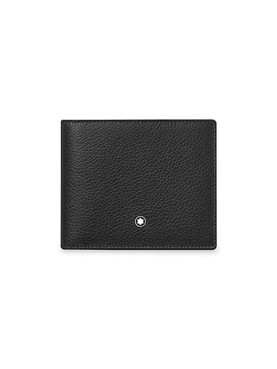 Shop Montblanc Men's Meisterstück Soft Grain Leather Wallet In Black
