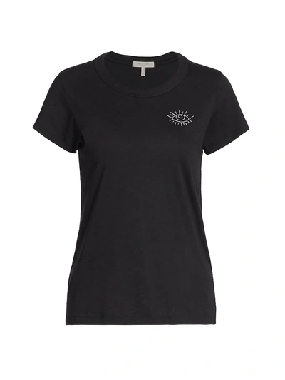 Shop Rag & Bone Mini Scribble Eye T-shirt In Black