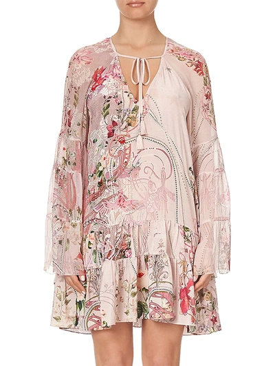 Shop Camilla Then, Now, Ever After A-line Gathered Panel Dress In Istenanya