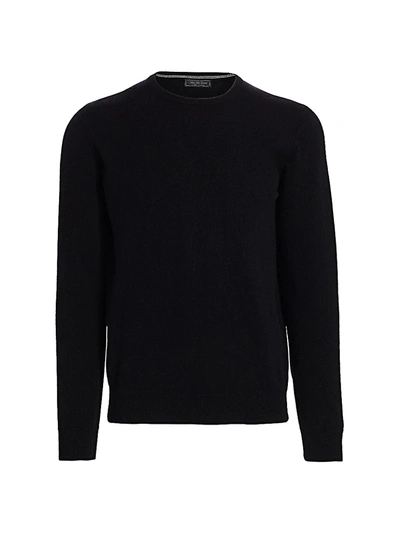 Shop Saks Fifth Avenue Collection Cashmere Crew Sweater In Black