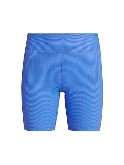 Shop Years Of Ours Ribbed Biker Shorts In Club Blue