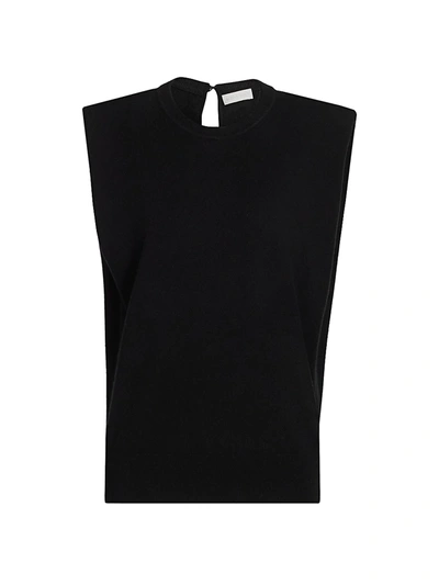 Shop Ronny Kobo Jaitlin Sleeveless Sweater In Black