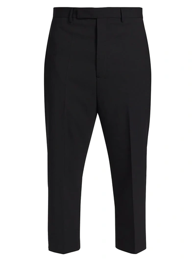Shop Rick Owens Astaires Cropped Pants In Black