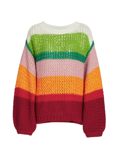 Shop Farm Rio Rainbow Sweater In Neutral