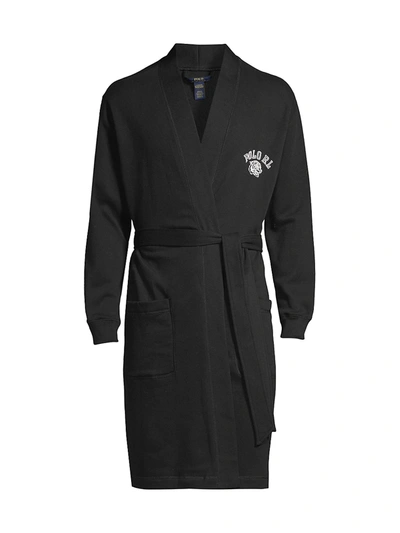 Shop Polo Ralph Lauren Men's Polo Bath Robe In Polo Black