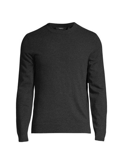 Shop Theory Hilles Cashmere Sweater In Grove Baltic